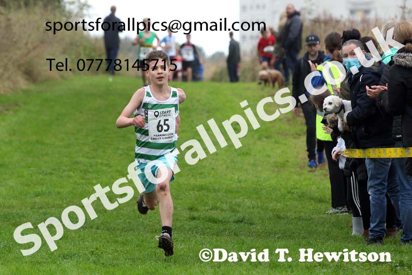Boys and Girls under-13s, 2021 Farringdon Open Cross Country, Sunderland . Photo: David T. Hewitson/Sports for All Pics